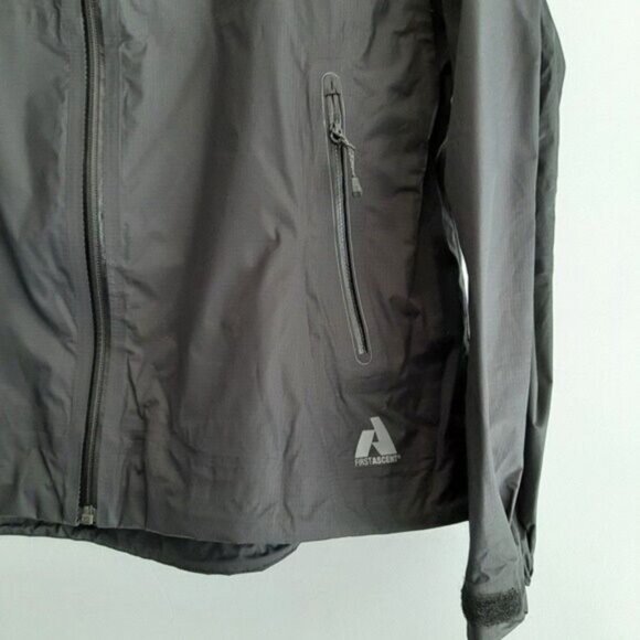 FIRST ASCENT Eddie Bauer Mountaineering Windbreaker Shell Hoodie Jacket Sz XL - Picture 5 of 13